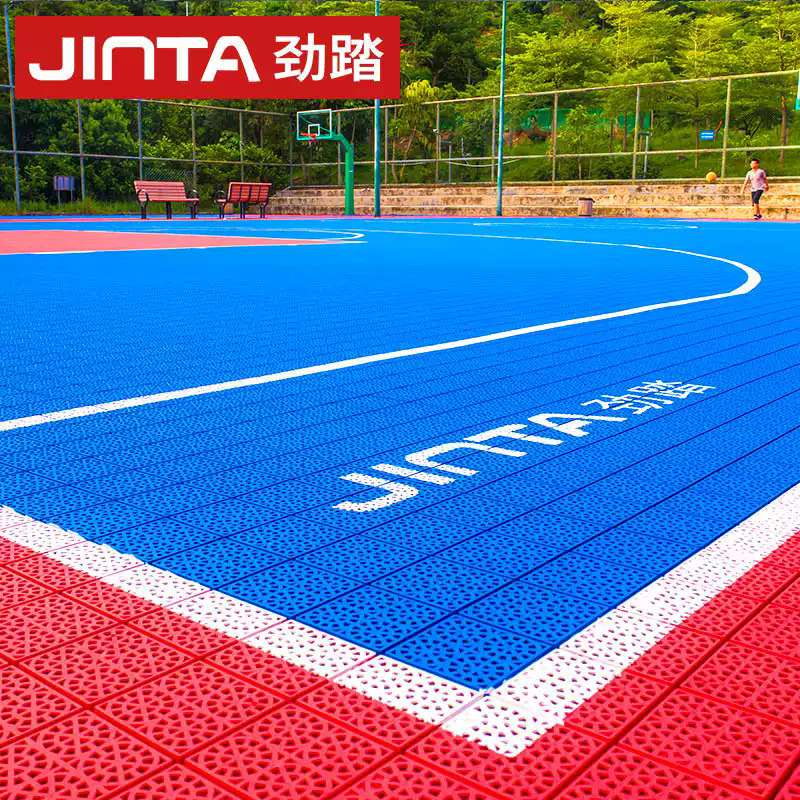 Suspended Floor Basketball Court Outdoor Badminton Kindergarten Outdoor School Playground Sports Plastic Assembled Floor