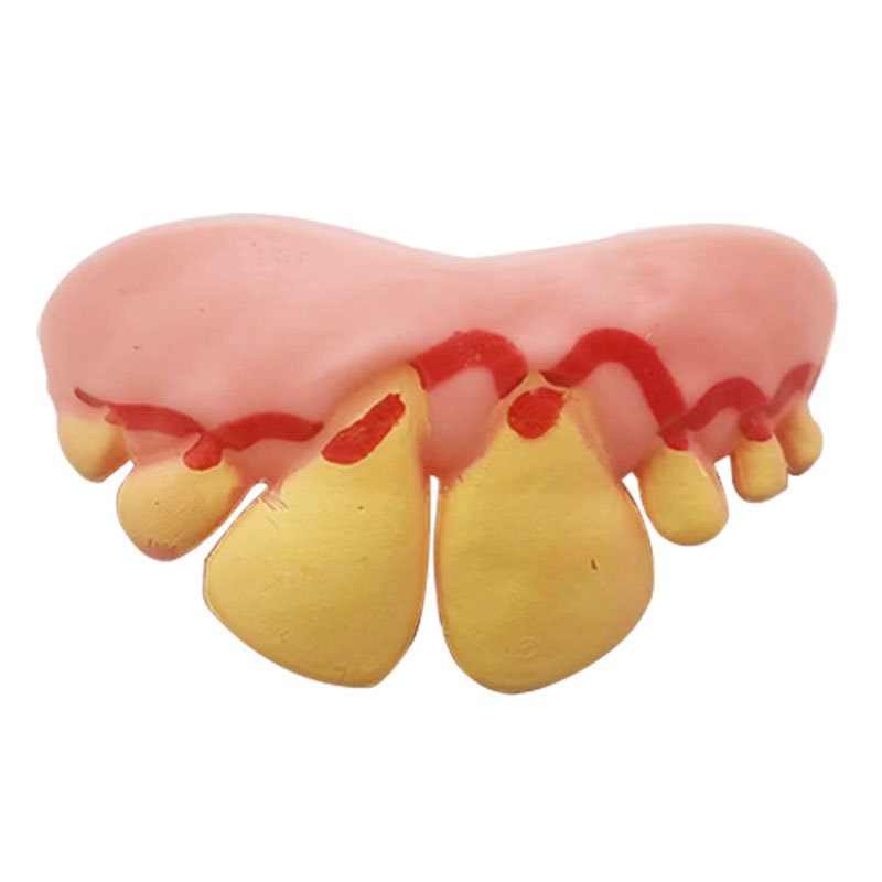 Levantando dentaduras postizas para perros Dientes de Halloween Divertidos y divertidos Divertidos y engañosos Dientes de fábrica de Corgi Dientes de perro Dientes de conejo