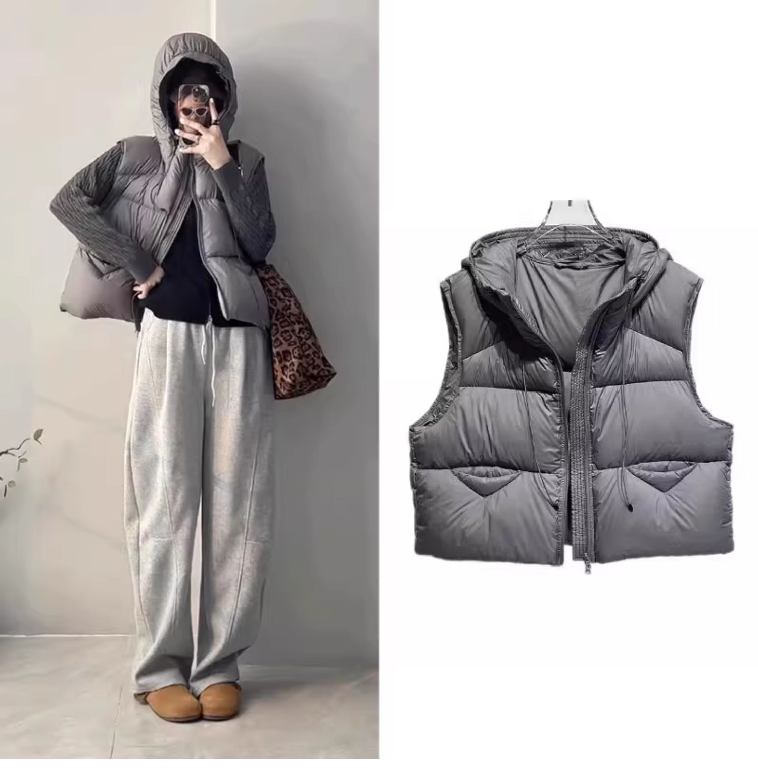 Women's Loose High-end Padded Vest-style Jacket 42 O1CN01Sng9y11PzkMXyBlDs !!2219787171912 0 cib