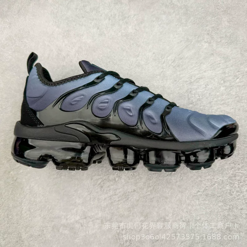 Новая цветовая палитра 2025 Vapormax Plus мужские крупногабаритные кроссовки, амортизирующие ударостойкие износостойкие нескользящие беговые кроссовки