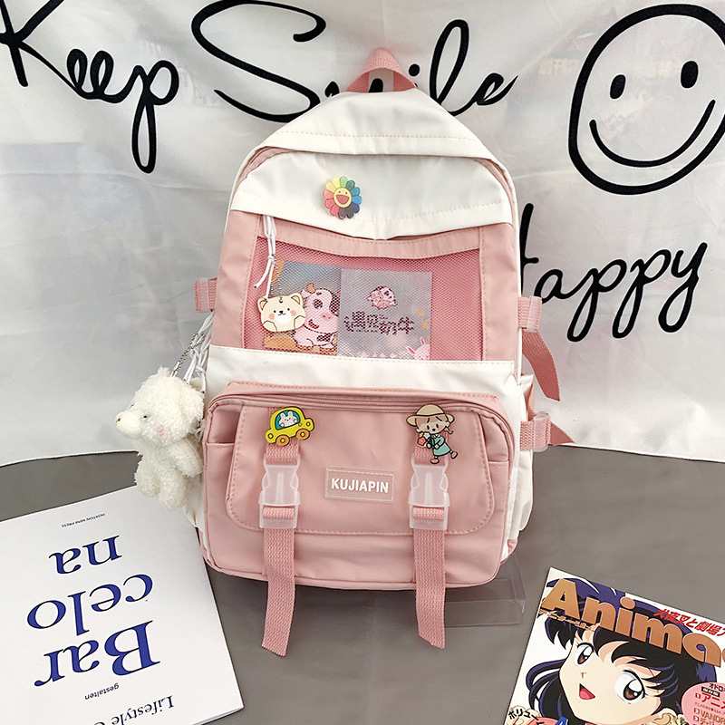 新入生ランドセル女性かわいい多用途大容量バックパック中学生高校生カレッジスタイルニッチバックパック|undefined