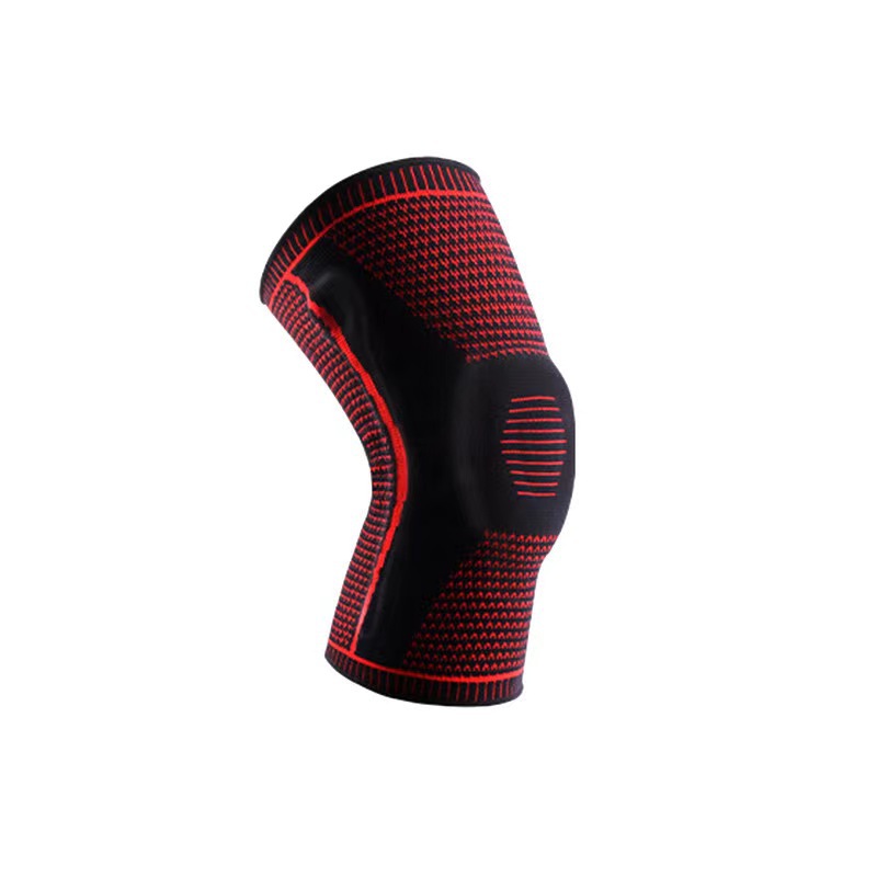 Hombres y mujeres deportes ciclismo de punto de silicona Primavera Baloncesto transpirable rodillera pierna de protección equipo de protección deportes rodillera