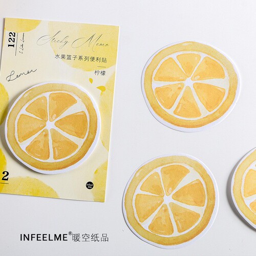 Infeelme Warm Air Fruit Basket Series Message Notes N Times Post-it Notes 4 Choices