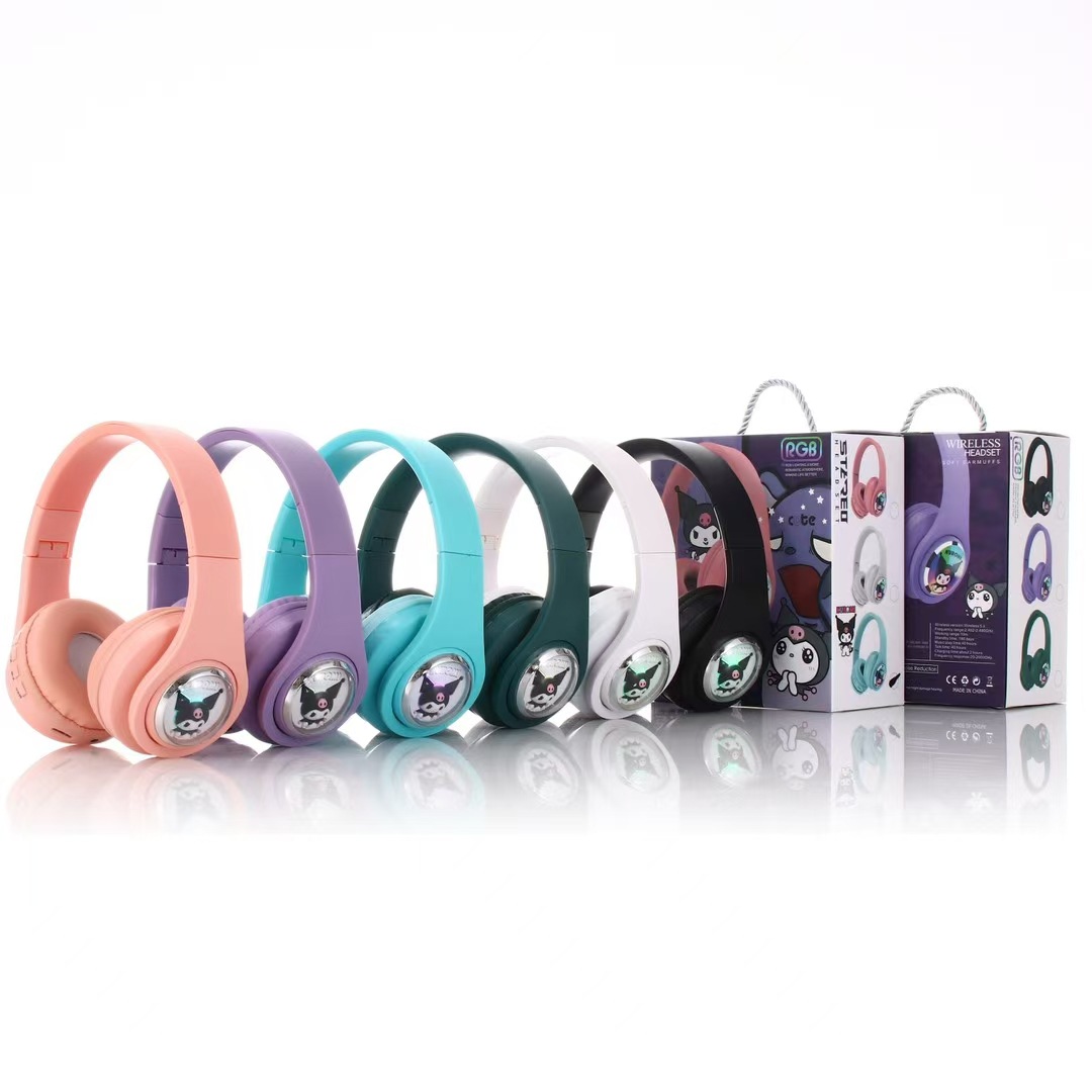 Nueva cápsula Koolomi auriculares Bluetooth de dibujos animados lindos auriculares estéreo de música computadora image 3