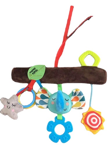 Baby Toy New Children's Plush Toy Rabbit Car Hanging Baby Bed Hanging Car Hanging Toy with Music