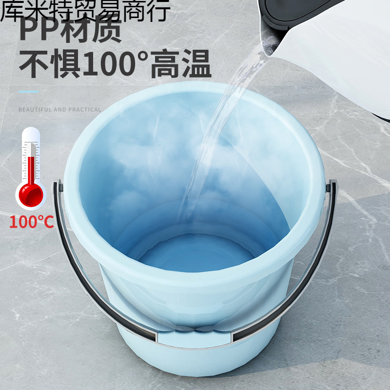 Plastic handheld extra large big bucket for home use for students