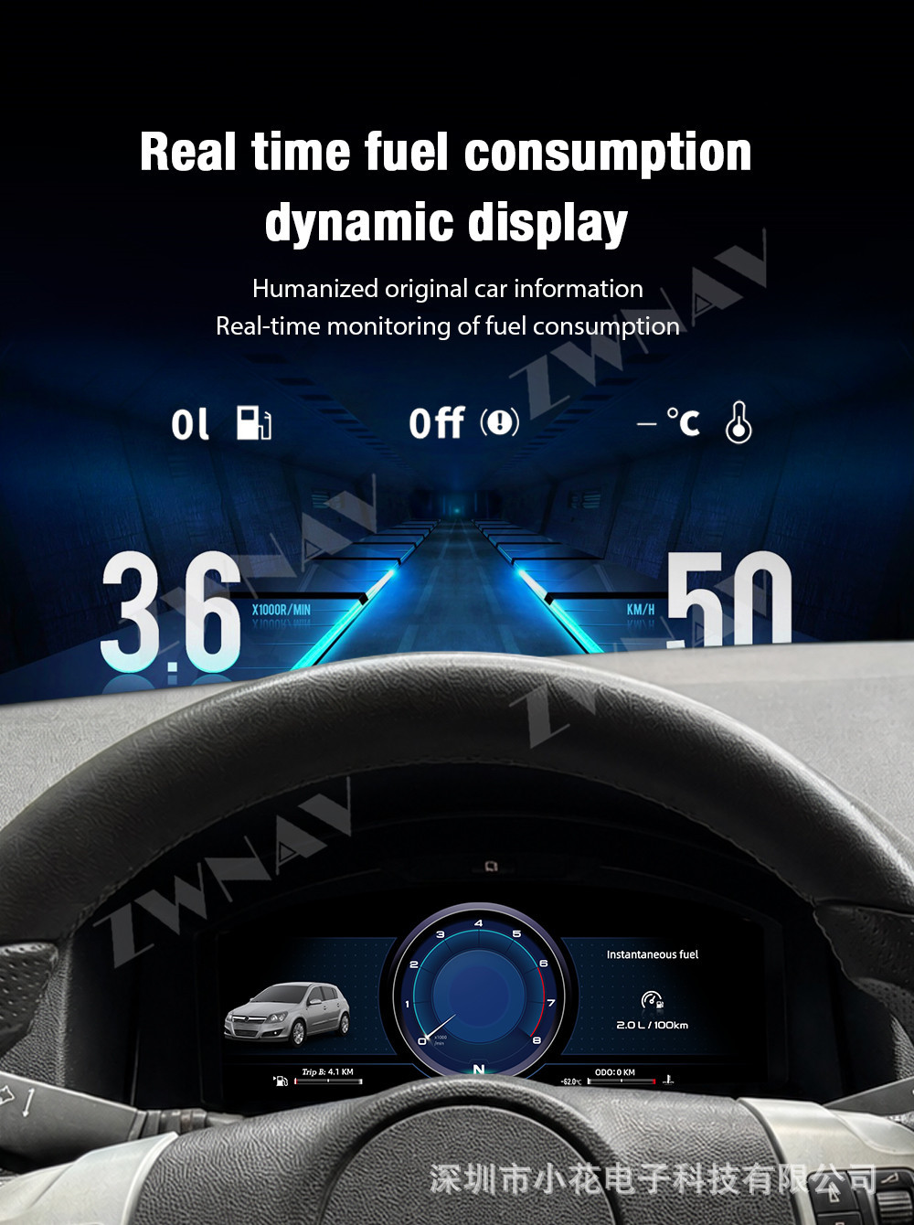 Applicable to 2004-2014 Opel upgraded full LCD dashboard 10.25inch Multiple UI car odometer