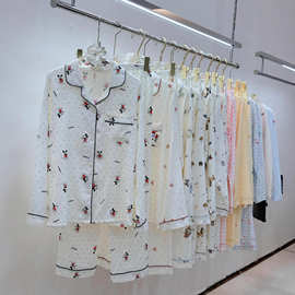 广州十三行高品质女生家居服睡衣杂款特价清仓实体直播货源批发