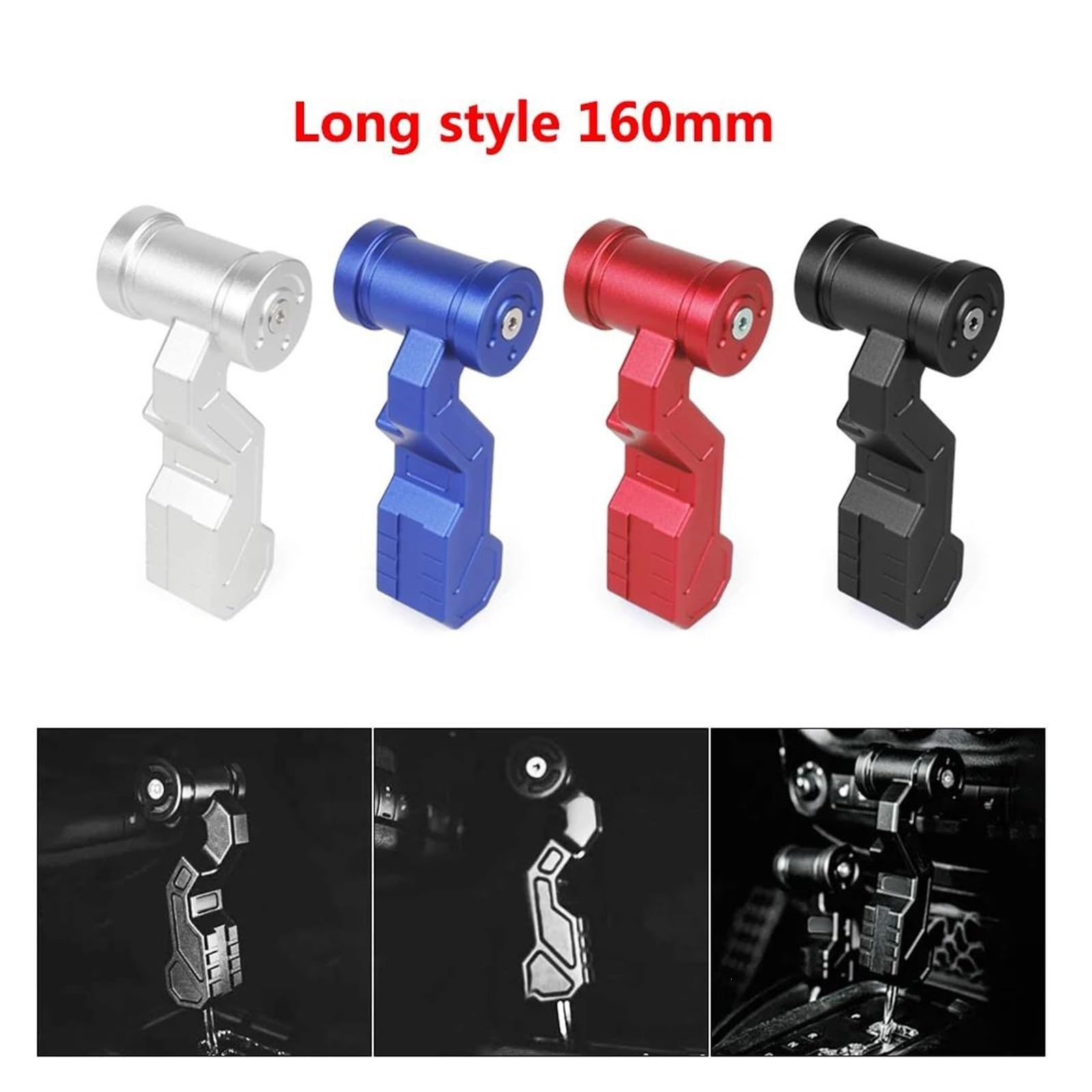 Universal Gear Shift Knob for Car Modification, Mechanical Control Handle for Aircraft, Extended Gear Lever for Yacht