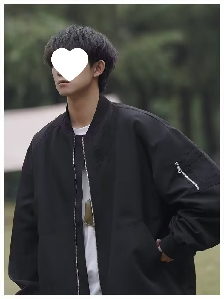 Herren Piloten Baseballjacke Mit Stehkragen Für Den Herbst_voghion.com