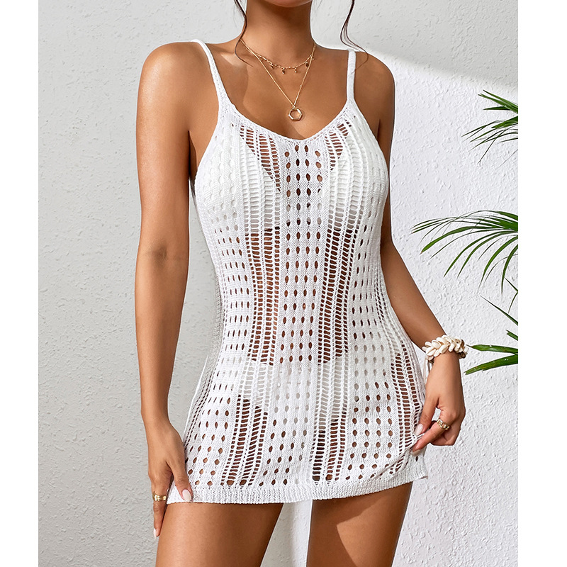 91g Weight Above Knee Dress Length Type Sleeveless Sleeve Length Sundress Dresses Type Polyester Fabric Type High Waist Waist Line 1 Piece Quantity Fitness, Swimming Occasion U Neck Neckline Slim Fit Type Solid Color Pattern Women's Gender Sexy Style Women's Solid Color Sexy Cover Ups 3