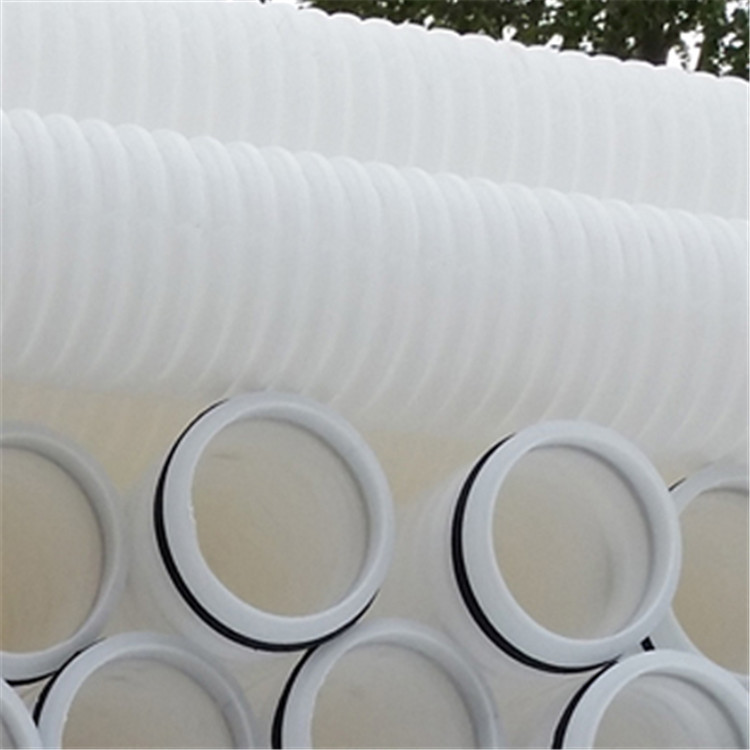 聚乙烯PE波纹管小口径打孔穿线白色双壁通讯盲排盘管厂家穿线专用