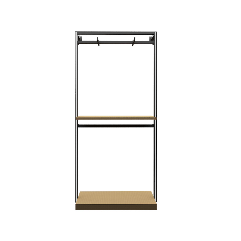 1.2 Lámpara con columna vertical combinada de metro