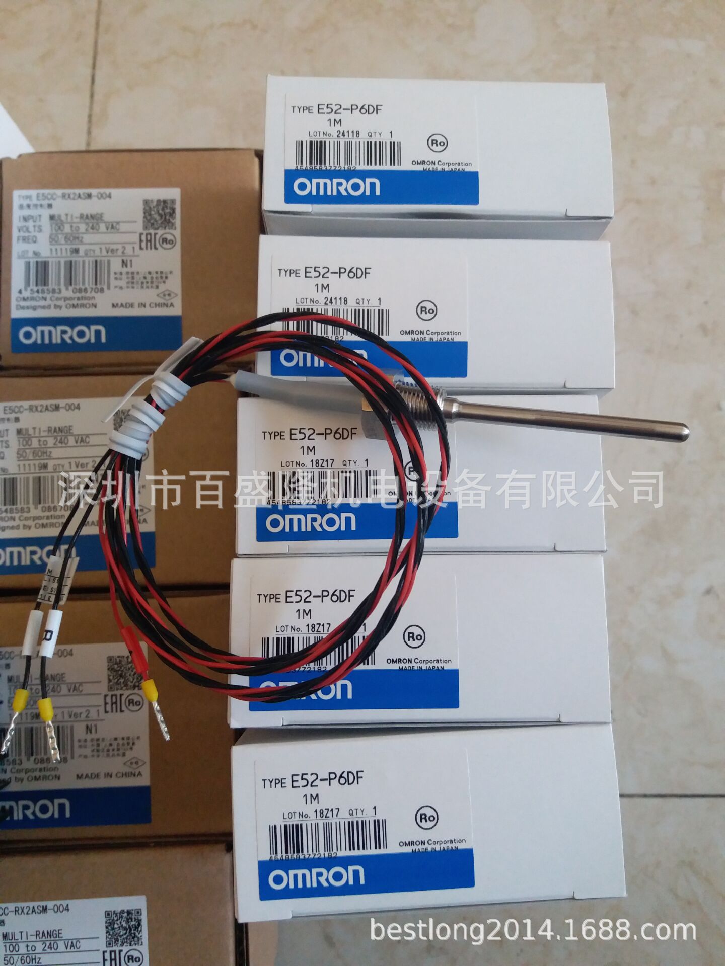 现货 供应原装全新正品欧姆龙 OMRON E52-CA15AY D=1.6 可议价
