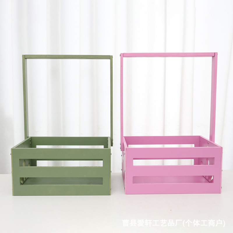 木製の持ち運び可能なベビー服収納バスケット、浴室用おもちゃ箱、木製ベビー服ラック収納棚|undefined