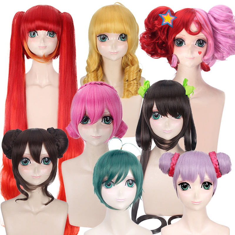 cosplay Wig King Game Glory da ji Zhong Wuyan Xiao Qiao Sun Shangxiang Angela Zhouzhuang