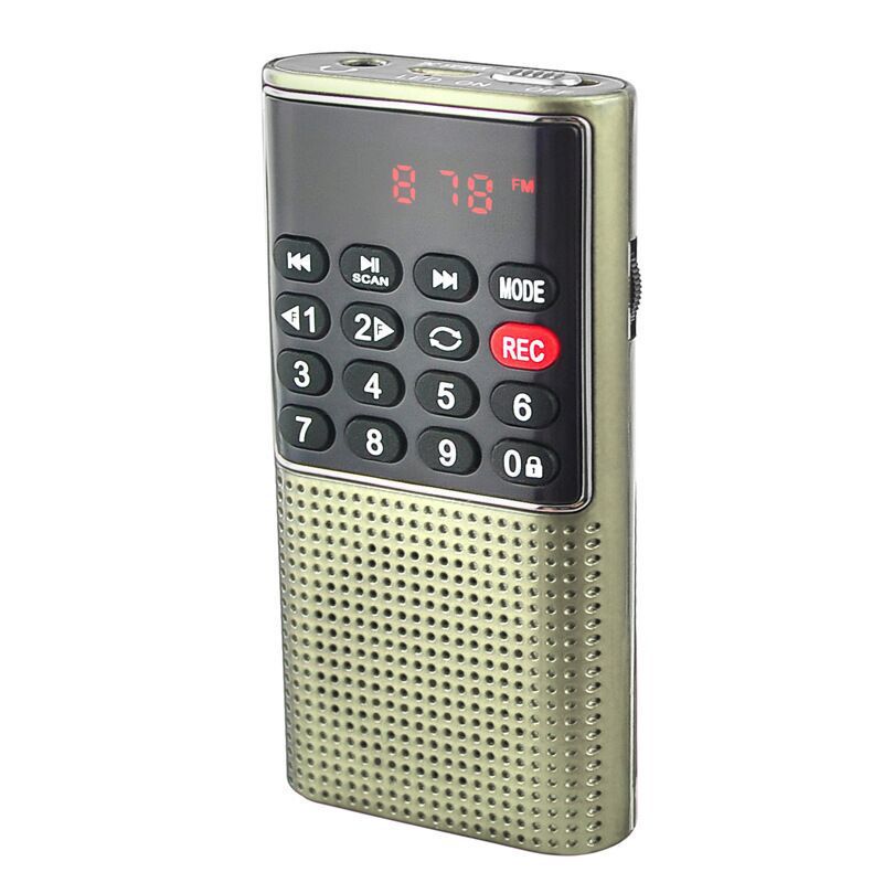 楽しいL-328のミニテープレコーダーのカードスピーカー多機能ラジオ音楽プレーヤーを伴って聴く|undefined
