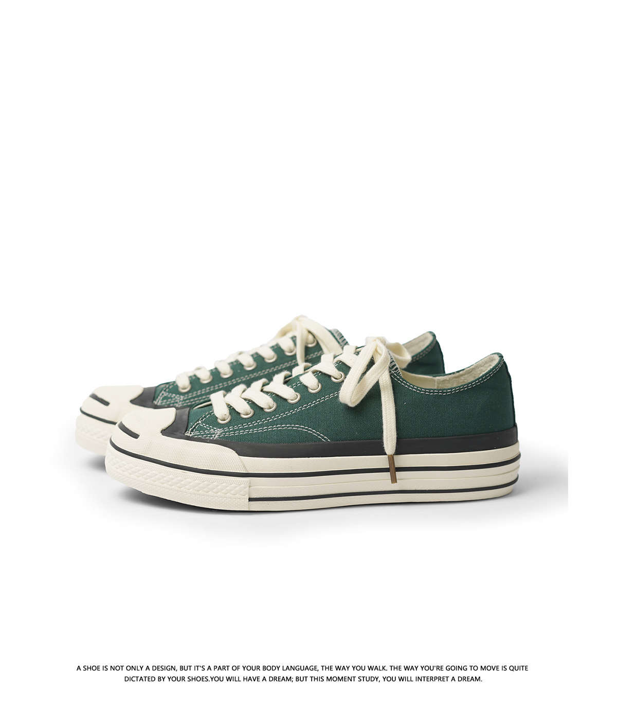 2024 nouvelles chaussures basses tendance en toile respirante à semelles épaisses pour hommes et femmes blanches, japonaises et_voghion.com