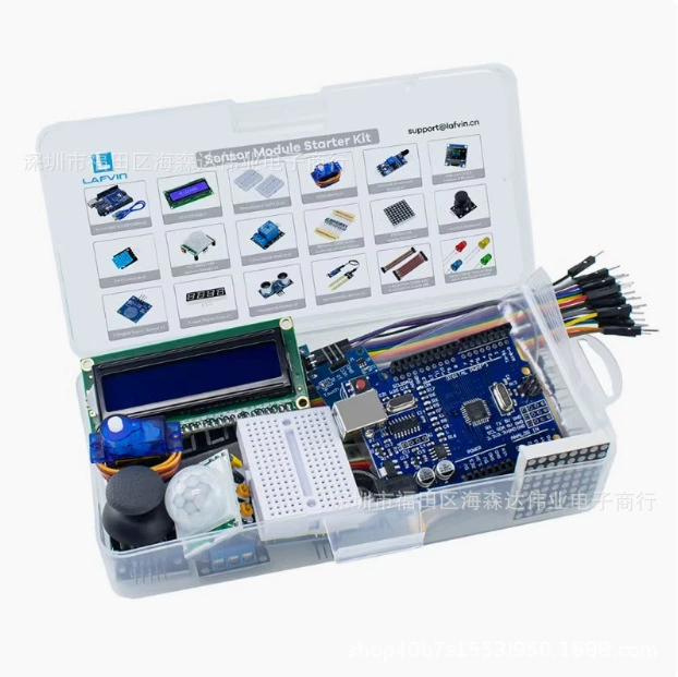 Подходит для улучшенной платы разработки Arduino R3 LCD1602 OLED 0.96 Novice начального уровня обучающий комплект