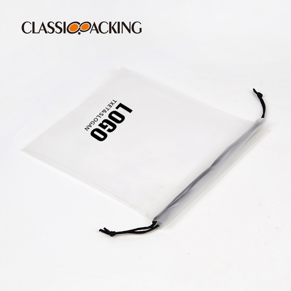 Venta al por mayor material de TPU bolsa de almacenamiento con cordón de gran capacidad portátil de viaje bolsa de cosméticos simple moda impermeable bolsa de lavado