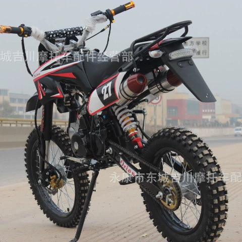Внедорожный кроссовый мотоцикл 125cc, воздушное охлаждение, 4-тактный, 80 км/ч, дисковые тормоза