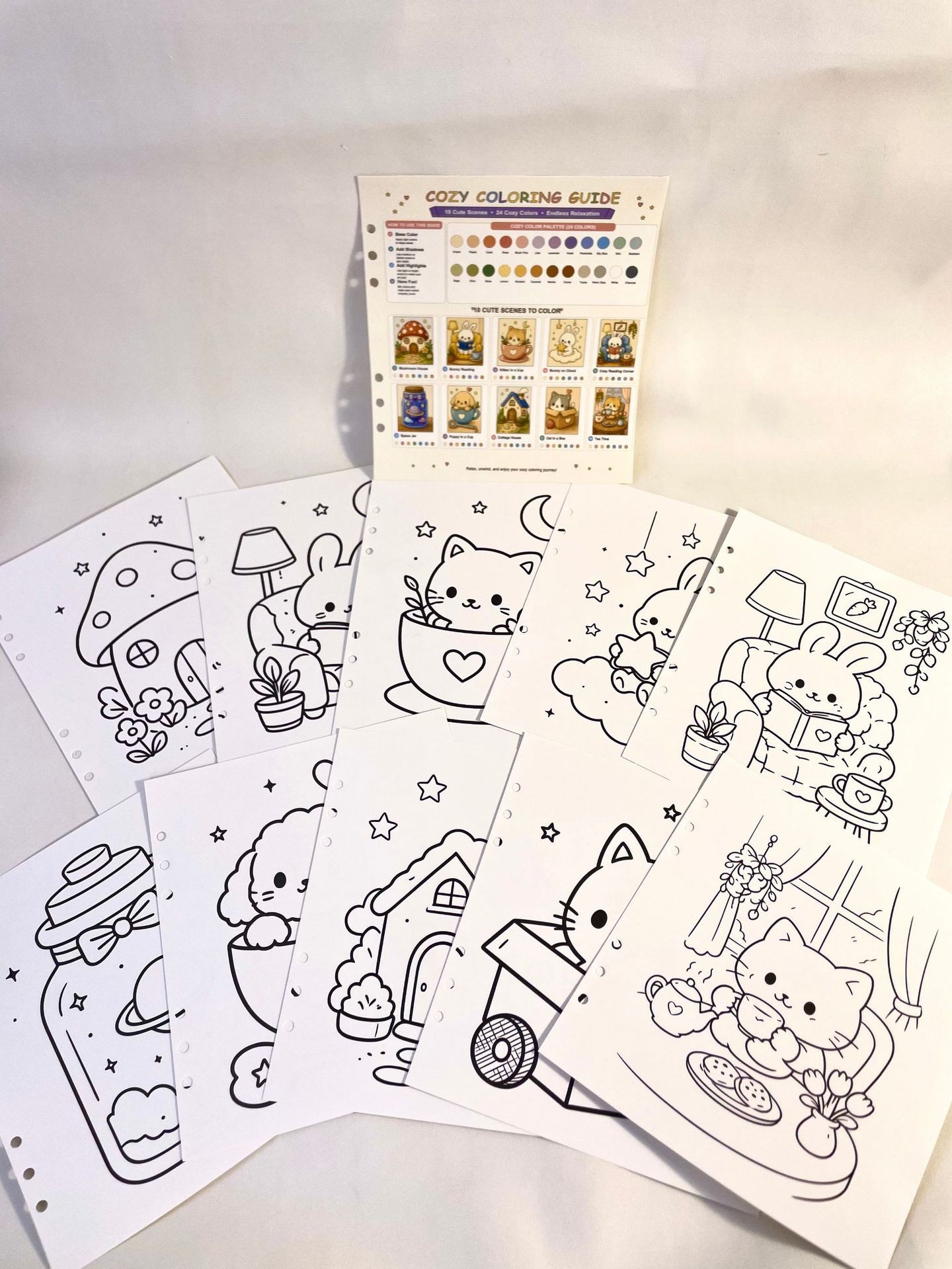 丙烯绘画本马克笔套装DIY绘画涂色本手工美术用品礼盒学生水彩笔