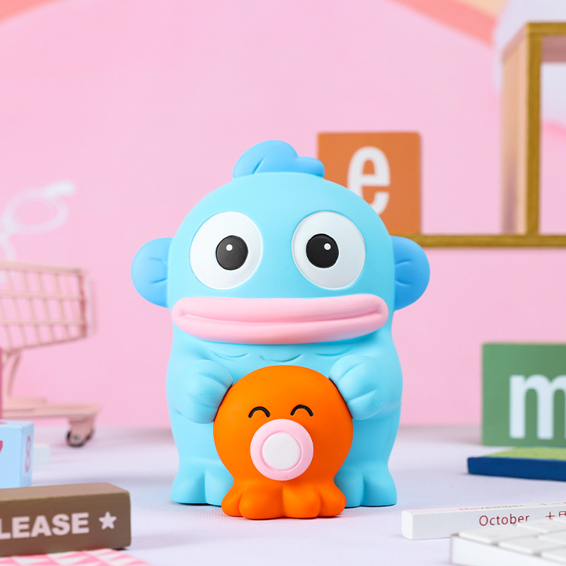 Emocional capabala alcancía vinilo durable alcancía regalo para niños decoración de escritorio entrega de una sola pieza