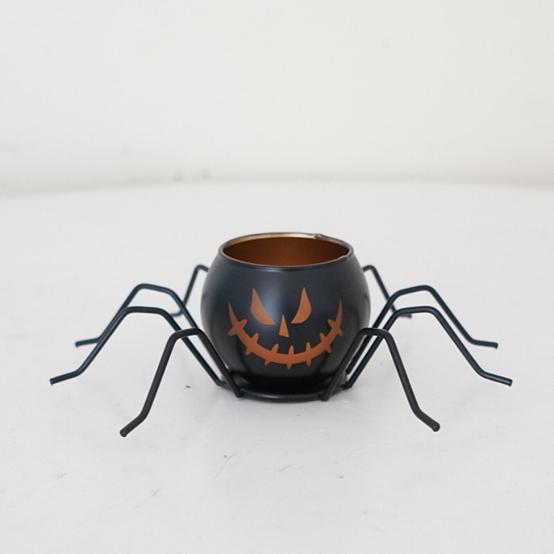 国境を越えた新しいハロウィーンの面白いカボチャのガラスキャンドルホルダーフェスティバル雰囲気の装飾小道具装飾装飾品|undefined