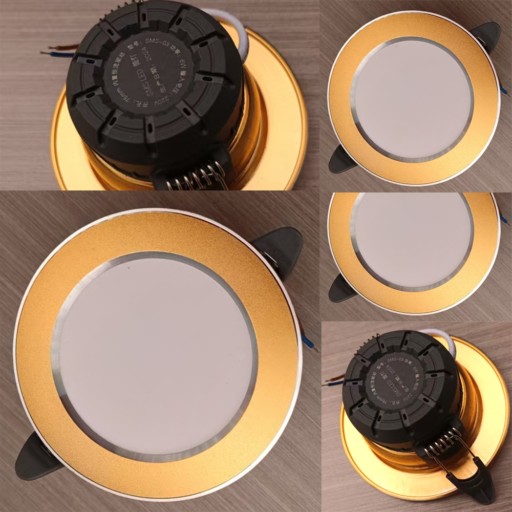 Hogar downlight de 2,5 pulgadas lámpara de techo LED 3W5W agujero 8cm agujero de la lámpara de 2 pulgadas pequeño downlight decoración del hogar ojo de ganado agujero de la lámpara