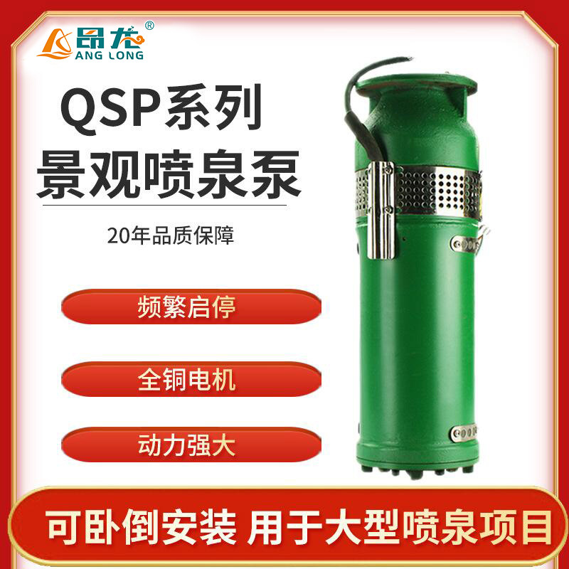 潜水泵铸铁喷泉潜水景观泵 高扬程喷泉电动泵 全铜水浸电机喷泉泵