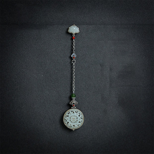 Cheongsam with Original Moshang Ruyi Retro Han Dynasty Accessories Antique Placket Pendant Necklace Pendant Wholesale