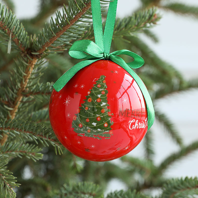 Gangheng Bola de Navidad transfronteriza con pintura creativa Bola de Navidad Bola de espuma de techo Decoración colgante de árbol de Navidad