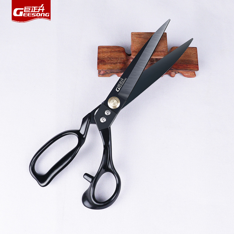 Tailor's Shears with Manganese Steel Forging Professional Clothing Shears Household Hand Sewing Shears with Ear Protection Aluminum Handles Tailor Shears