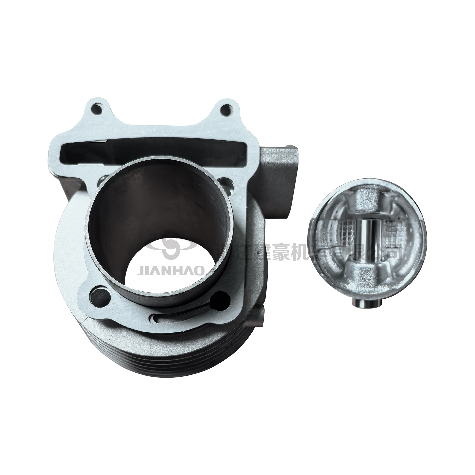 Scooter Engine Parts Suitable for Gy6-150 Cylinder Piston Combination Cylinder Liner Assembly 57.4mm