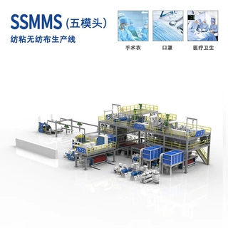 SSMMS纺粘无纺布机器生产线【高效率】