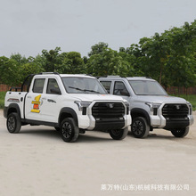 坦途双排电动皮卡油电两用代步车新能源四轮货车电车热点电瓶车