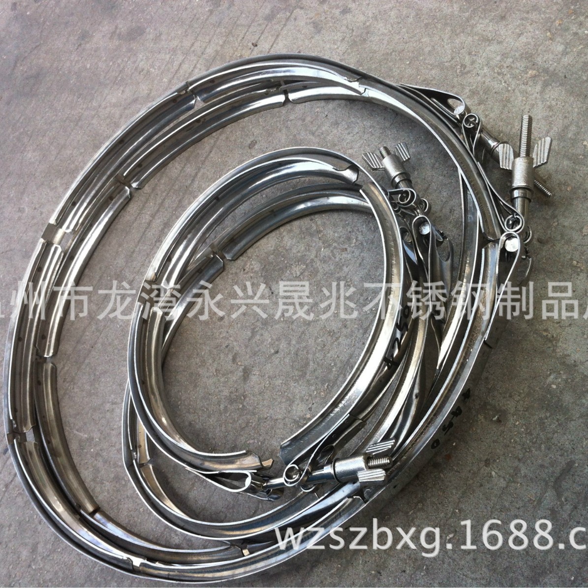 φ273卡箍 不锈钢卡箍 201卡箍 冲压卡箍 非标卡箍 特大卡箍