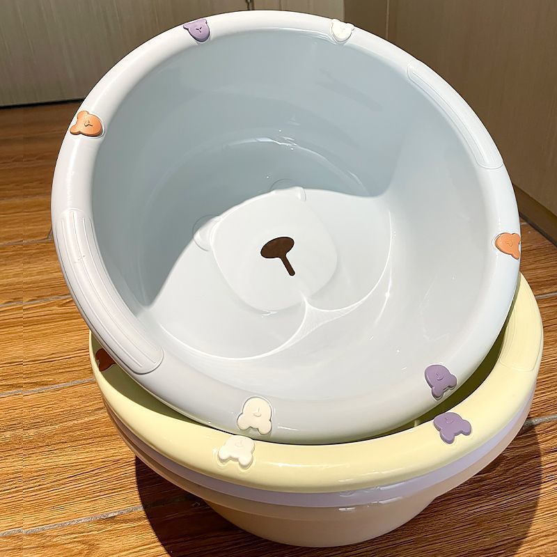 Plastic big durable cute washbasin for home use for laundry for…