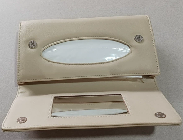 Beige with make-up mirror