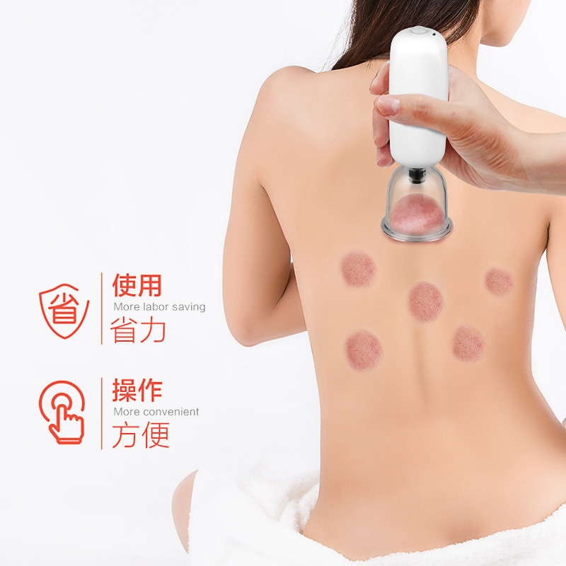 Electric scraping instrument, negative pressure suction instrument, cupping and sliding cupping instrument, cupping instrument to dredge meridians, beautify and dehumidify.
