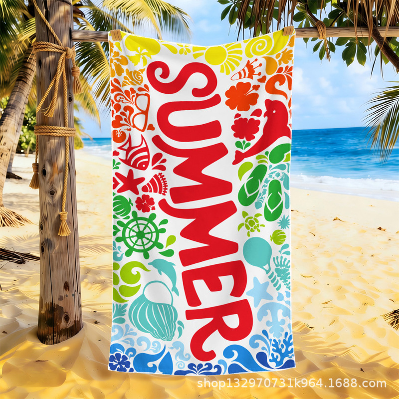 Cross-Border Bohemian Beach Towel, Polyester Absorbent Quick-Dry Bath Towel, Beach Vacation Mat, Supports Custom Design Based on Your Image Cross-Border Bohemian Beach Towel, Polyester Absorbent Quick-Dry Bath Towel, Beach Vacation Mat, Supports Custom Design Based on Your Image