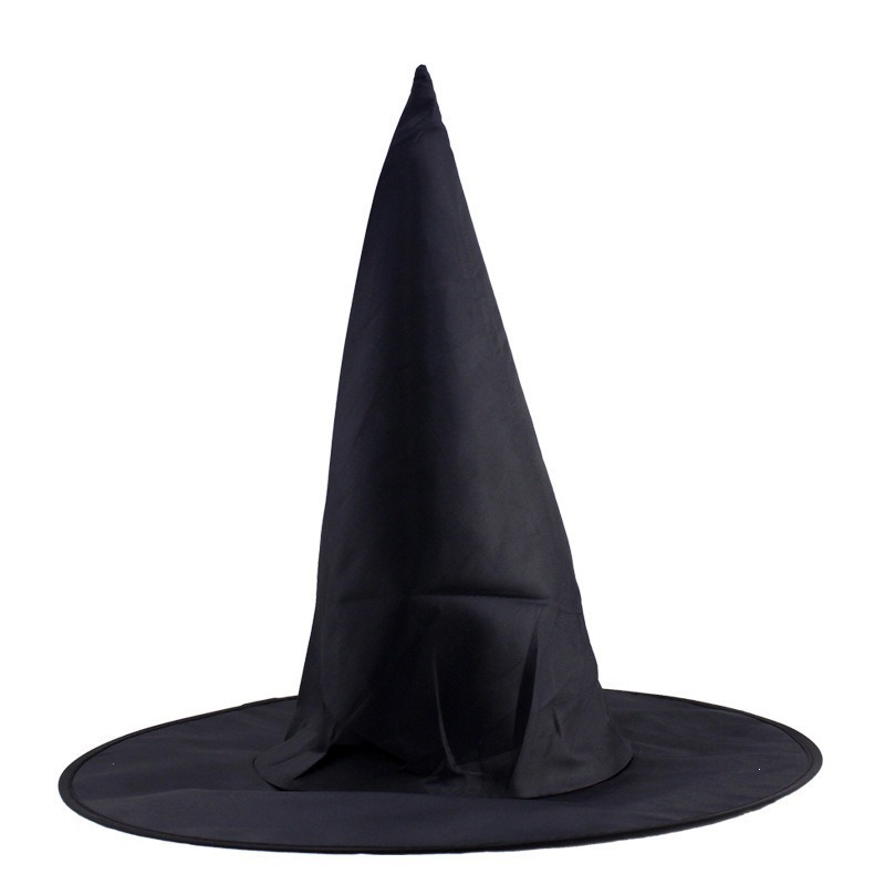 Sombreros de Halloween maquillaje vestuario props Harry Potter magia bruja sombrero negro sombrero de bruja de oxford