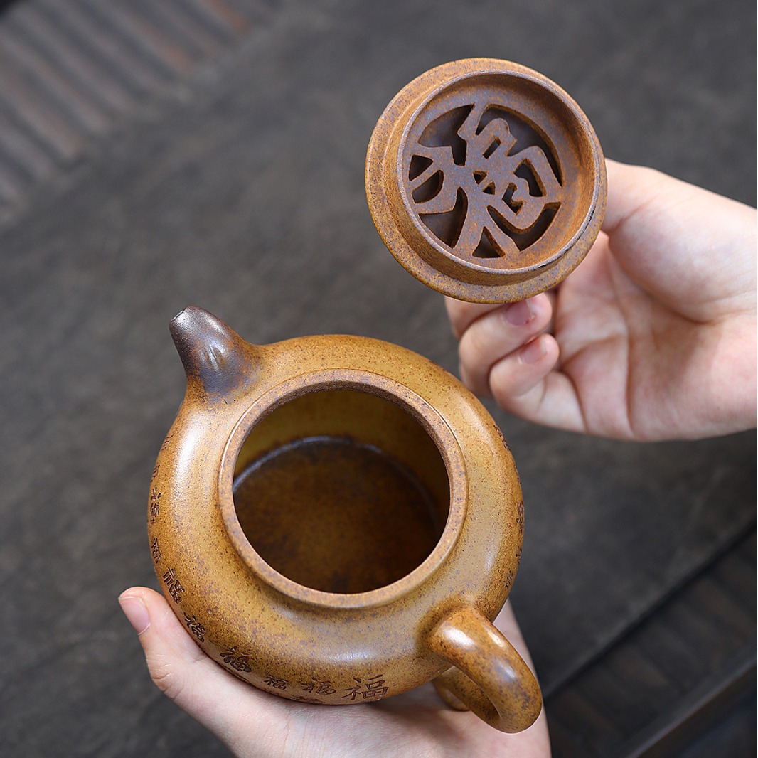 Чайник Baifu Lotus Zi Чай Yixing Zisha Gingtang Прямая трансляция источника чайного сервиза