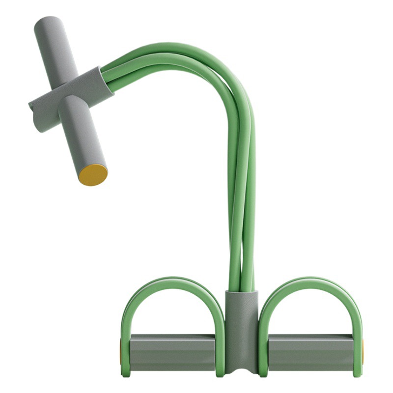 Dispositivo de pedales con bandas de tensión para abdominales, equipo auxiliar de fitness para ejercicios de cintura y core