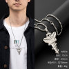 Brand accessory hip-hop style, sweater, necklace stainless steel, wholesale