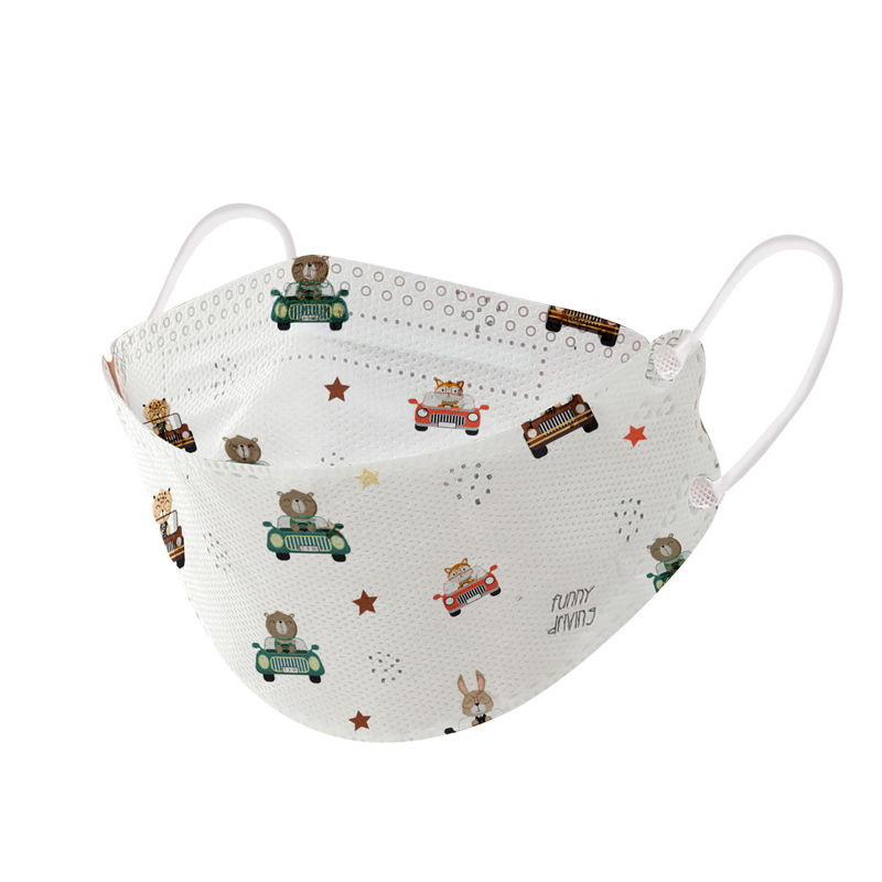 Máscara 3D tridimensional desechable de alto aspecto independiente embalaje niños 6-12 años kn95 nuevo estándar nacional GB/T38880
