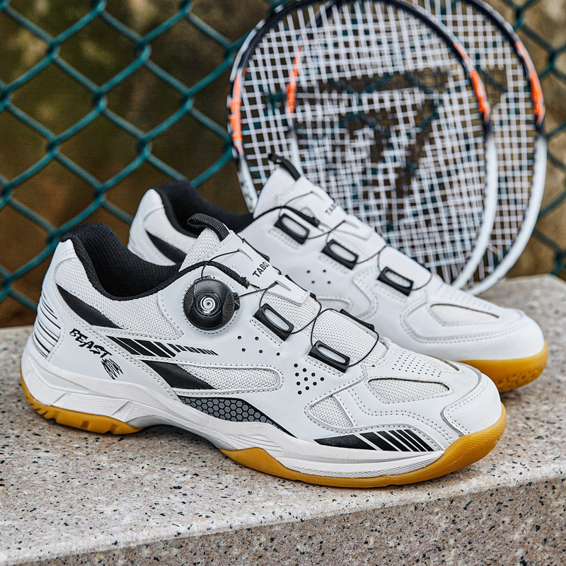 Zapatos de ping-pong de comercio exterior transfronterizo cuatro estaciones entrenamiento deportivo zapatos de bádminton pareja ventilador amortiguador zapatos de tenis para correr image 6