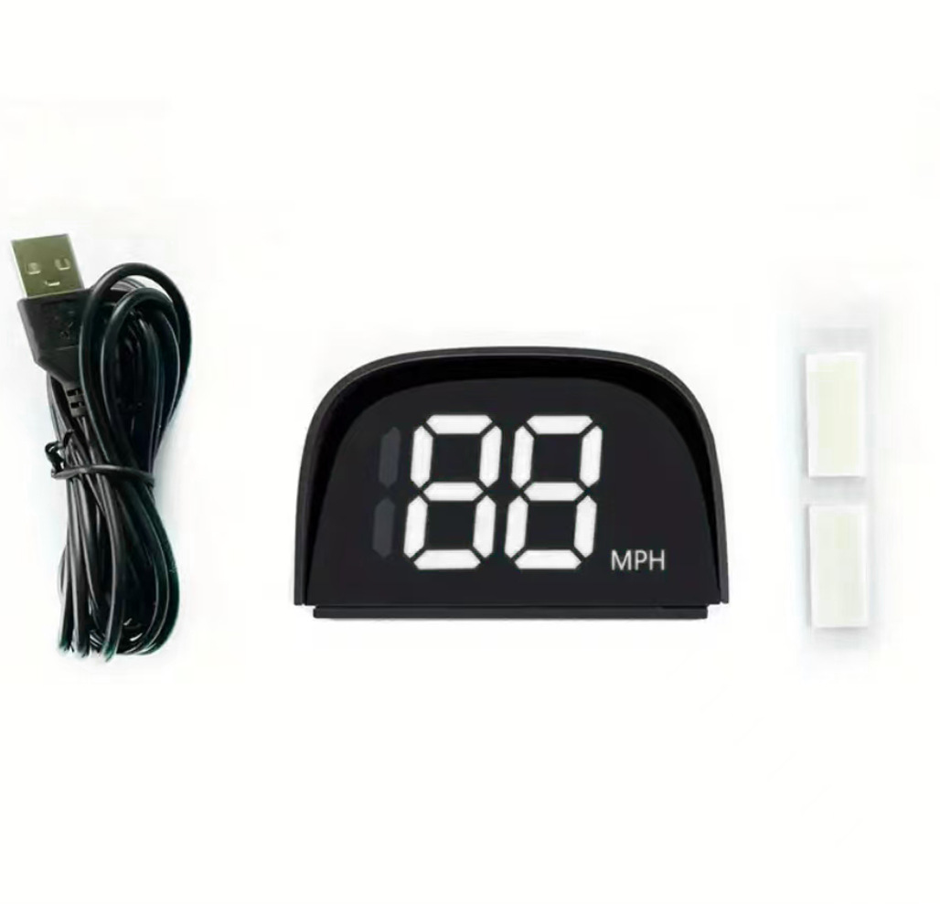 Cross-Border Universal Car Hud Head-Up Display Beidou Satellite Speedometer Kmh/Mph Speed Display Speed Measuring Device