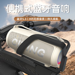 无线蓝牙音箱自行车骑行车载重低音炮家用便携户外大音量智能音响