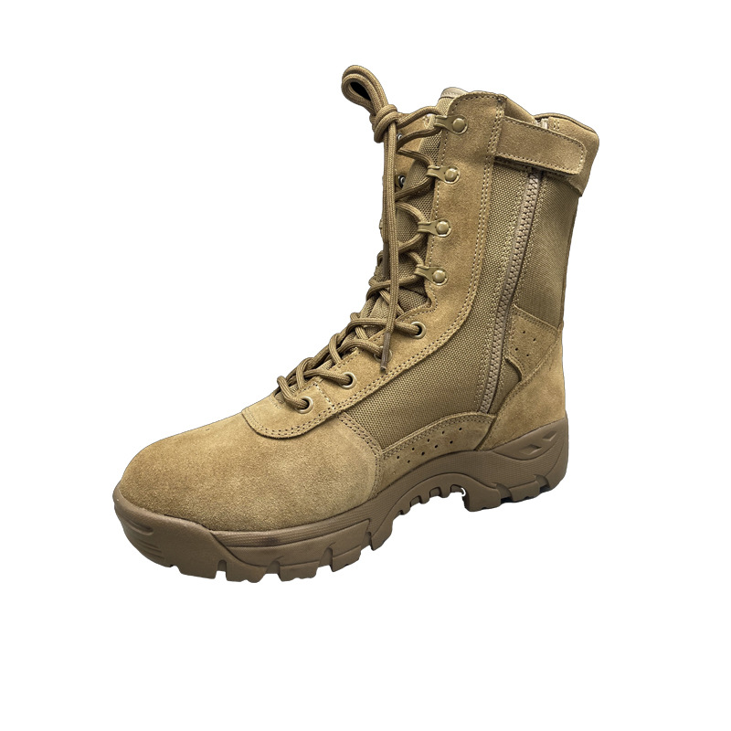 Botas tácticas impermeables antideslizantes para combate transfronterizo 2026, calzado de entrenamiento para exteriores, botas de montaña de desierto para hombre, calzado de caña alta.